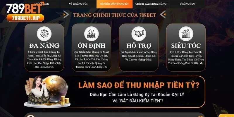 Hướng dẫn cách đăng ký đại lý 789bet nhanh gọn