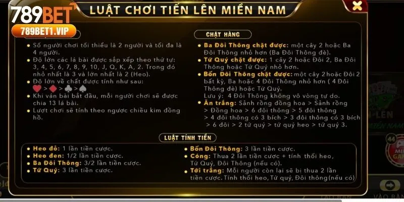 Luật Tiến Lên Miền Nam
