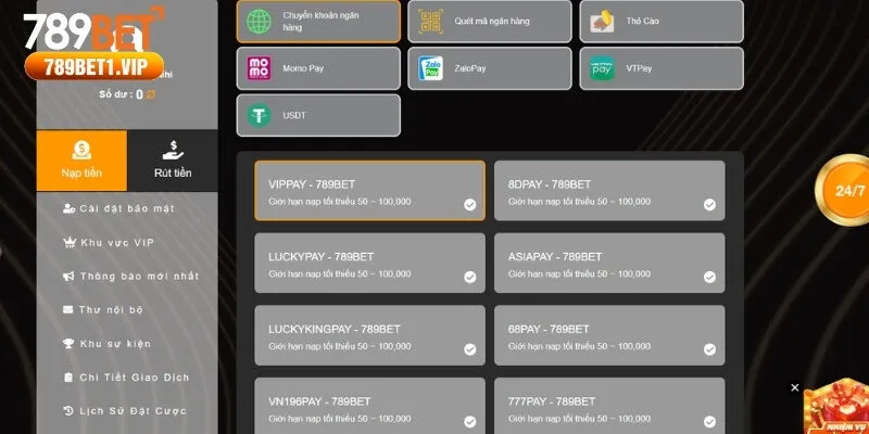 Sử dụng internet banking